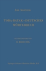 Image for Toba-Batak-Deutsches Worterbuch