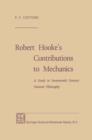 Image for Robert Hooke’s Contributions to Mechanics
