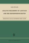 Image for Analytic Philosophy of Language and the Geisteswissenschaften