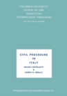 Image for Civil Procedure in Italy