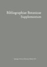 Image for Bibliographiae Botanicae Supplementum