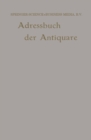Image for Internationales Adressbuch der Antiquar-Buchhandler / International Directory of Second-hand Booksellers / Annuaire international des Librairies d&#39;occasion