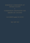 Image for European Commission of Human Rights / Commission Europeenne des Droits de l&#39;Homme: Documents and / et Decisions