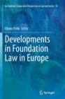 Image for Developments in Foundation Law in Europe
