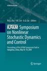 Image for IUTAM Symposium on Nonlinear Stochastic Dynamics and Control