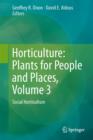 Image for Horticulture: Plants for People and Places, Volume 3