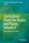 Image for Horticulture  : plants for people and placesVolume 2,: Environmental horticulture