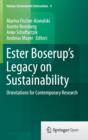 Image for Ester Boserup&#39;s legacy on sustainability  : orientations for contemporary research