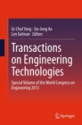 Image for Transactions on engineering technologies: special volume of the World Congress on Engineering 2013
