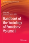 Image for Handbook of the Sociology of Emotions: Volume II