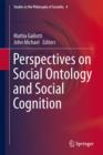Image for Perspectives on social ontology and social cognition