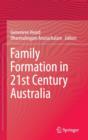 Image for Family formation in 21st century Australia