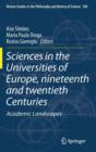 Image for Sciences in the Universities of Europe, Nineteenth and Twentieth Centuries