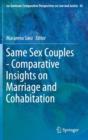 Image for Same Sex Couples - Comparative Insights on Marriage and Cohabitation