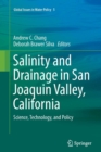 Image for Salinity and drainage in San Joaquin Valley, California  : science, technology, and policy