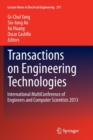 Image for Transactions on engineering technologies  : International MultiConference of Engineers and Computer Scientists 2013