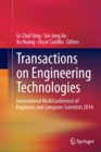 Image for Transactions on engineering technologies  : international multiconference of engineers and computer scientists 2014
