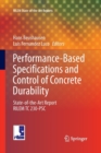 Image for Performance-Based Specifications and Control of Concrete Durability