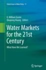 Image for Water Markets for the 21st Century