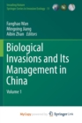 Image for Biological Invasions and Its Management in China : Volume 1