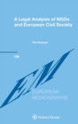 Image for A Legal Analysis of NGOs and European Civil Society