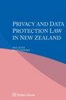 Image for Privacy and Data Protection Law in New Zealand