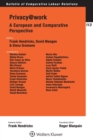 Image for Privacy@work : A European and Comparative Perspective
