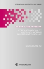 Image for Bona Fide Investor: Corporate Nationality and Treaty Shopping in Investment Treaty Law
