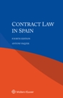 Image for Contract Law in Spain