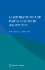 Image for Corporations and Partnerships in Argentina