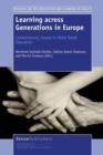 Image for Learning across Generations in Europe: Contemporary Issues in Older Adult Education
