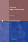 Image for English Legal Terminology : Legal Concepts in Language