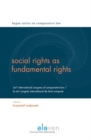 Image for Social Rights as Fundamental Rights : XIXth International Congress of Comparative Law
