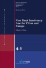 Image for New Bank Insolvency Law for China and Europe