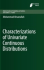 Image for Characterizations of Univariate Continuous Distributions