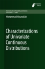 Image for Characterizations of Univariate Continuous Distributions