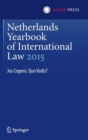 Image for Netherlands Yearbook of International Law 2015