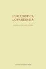 Image for Humanistica Lovaniensia, Volume LXVI - 2017 : Journal of Neo-Latin Studies