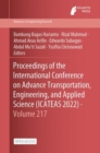 Image for Proceedings of the International Conference on Advance Transportation, Engineering, and Applied Science (ICATEAS 2022)