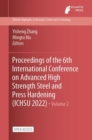 Image for Proceedings of the 6th International Conference on Advanced High Strength Steel and Press Hardening (ICHSU 2022)