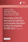 Image for Proceedings of the 3rd International Conference on Sustainable Agriculture for Rural Development (ICSARD 2022)