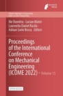 Image for Proceedings of the International Conference on Mechanical Engineering (ICOME 2022)