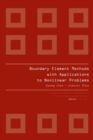 Image for BOUNDARY ELEMENT METHODS WITH APPLICATIONS TO NONLINEAR PROBLEMS: 2nd edition
