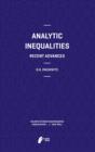 Image for Analytic Inequalities: Recent Advances