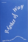Image for Rights of way  : the body as witness in public space