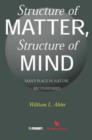 Image for Matter of Mind : Man&#39;s Place in Nature, Reconsidered