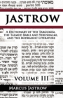 Image for A Dictionary of the Targumim, the Talmud Babli and Yerushalmi, and the Midrashic Literature, Volume III