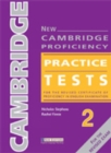 Image for New Cambridge proficiency practice tests  : for the Certificate of Proficiency in English2
