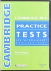 Image for Cambridge PET Practice Tests Audio CDs