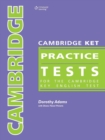 Image for Cambridge KET Practice Tests Teacher&#39;s Book